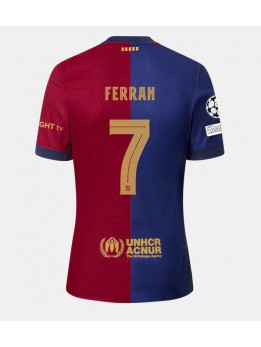 Billige Barcelona Ferran Torres #7 Hjemmedrakt 2024-25 Kortermet